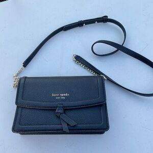 Kate Spade Black Leather Crossbody Bag